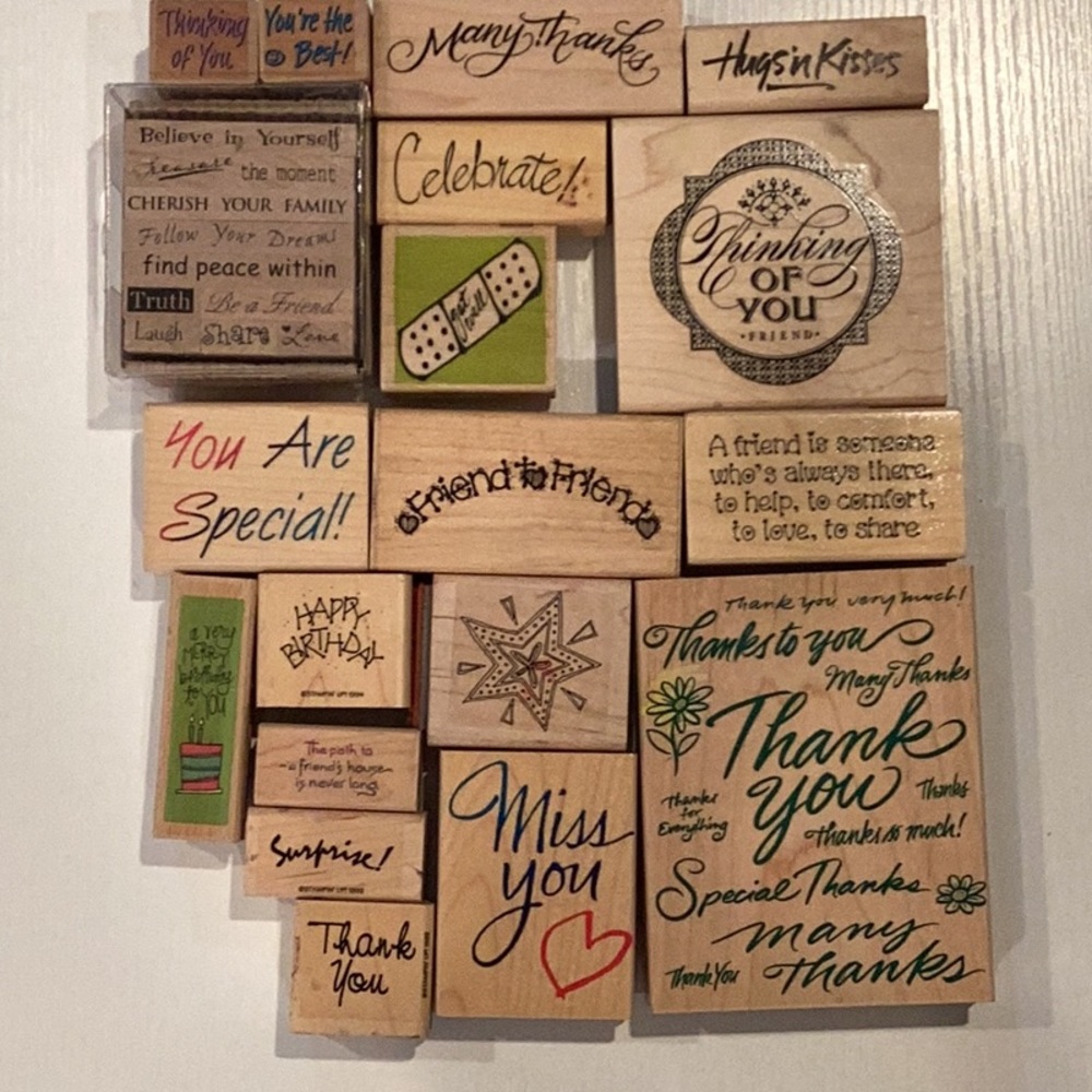Over 40 Stamps Sentiments